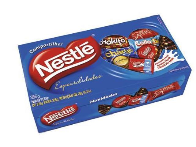 Peguei uma caixa da Nestle mesmo