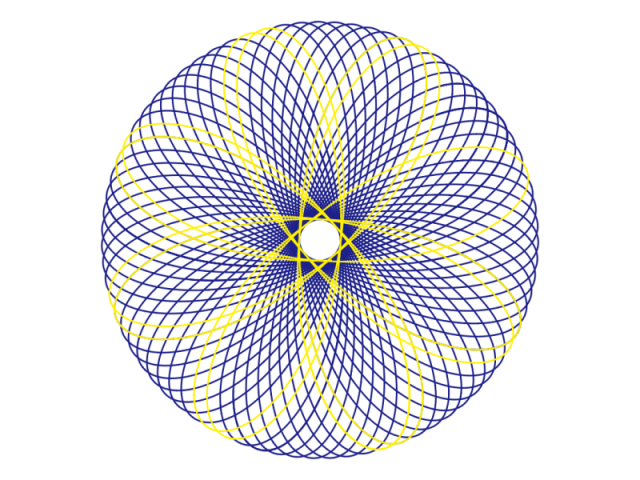 Ou do Spirograph(Régua Mágica)?