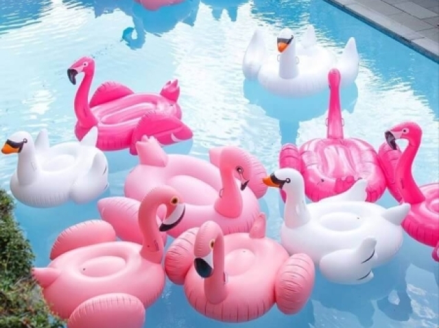 Decoração de flamingo