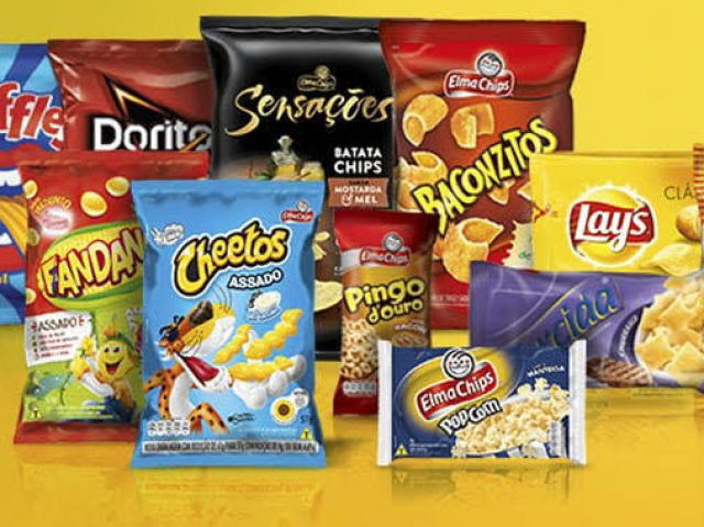 Salgadinho(Chips)
Exemplo: Doritos