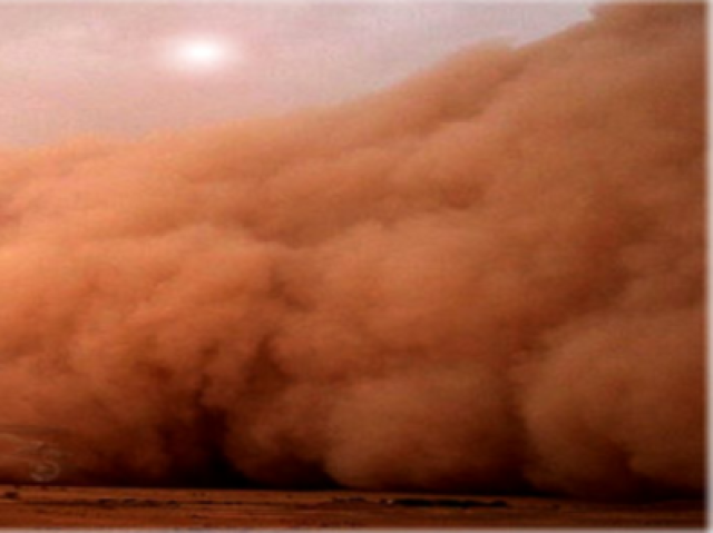 Tempestade de areia (sub-terra).