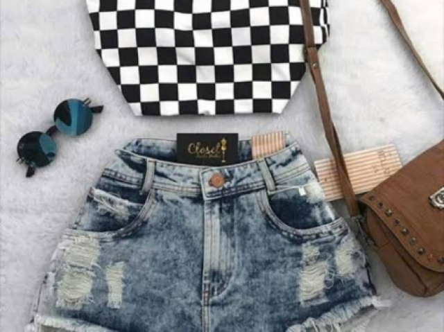 Top e short jeans