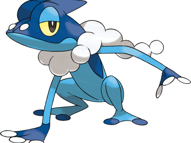 Seu pokemon evoluio para Frogadier