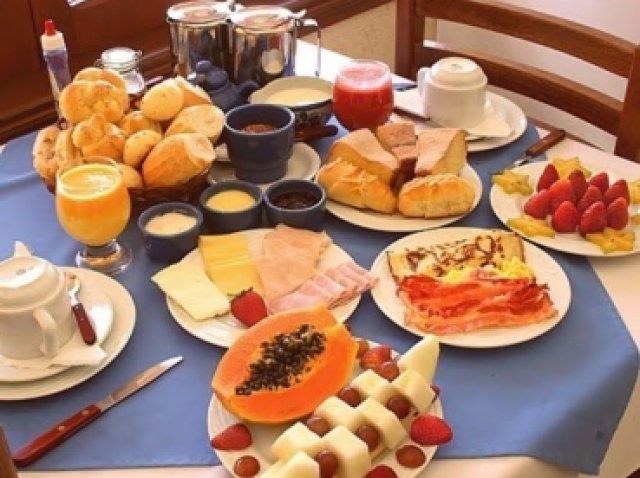 Gosto de comer muito no café da manhã então com certeza esse