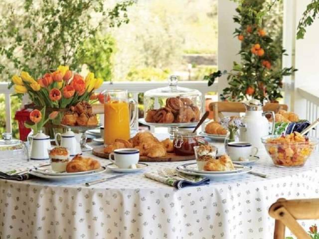 café da manhã chique