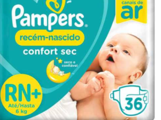 da Pampers recém-nascido