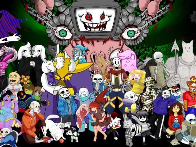 Um dos personagens de UnderTale (e AUS)