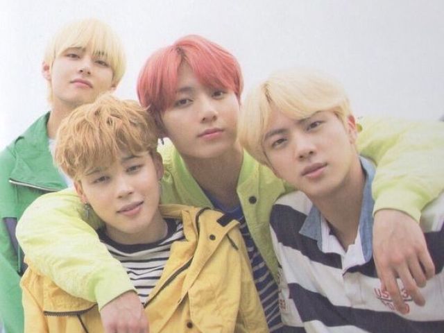 V, Jimin, Jungkook, Jin