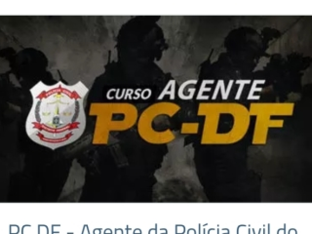 Agente de polícia Civil