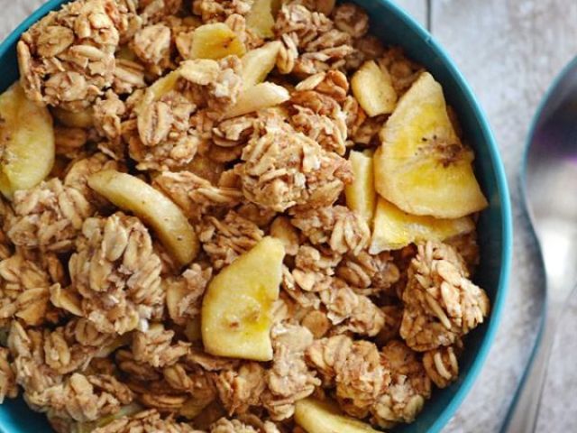 Banana com Granola