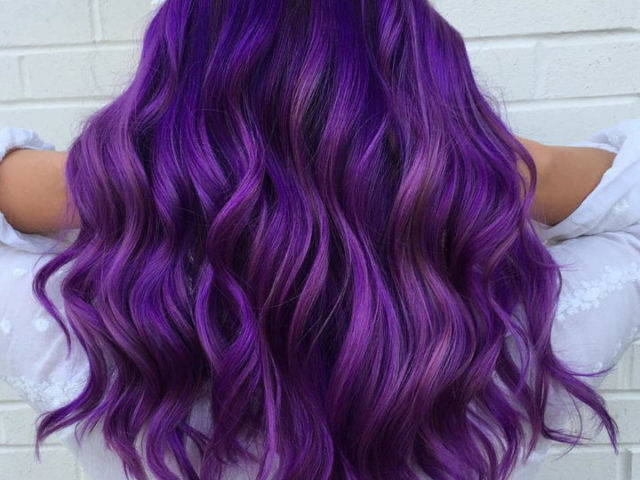 Roxo nas pontas