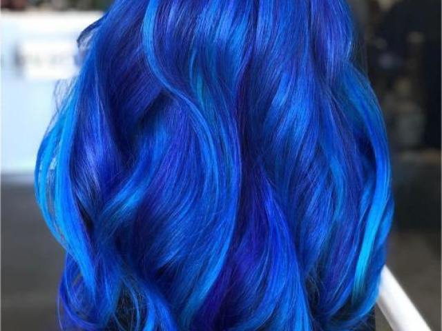 cabelo azul