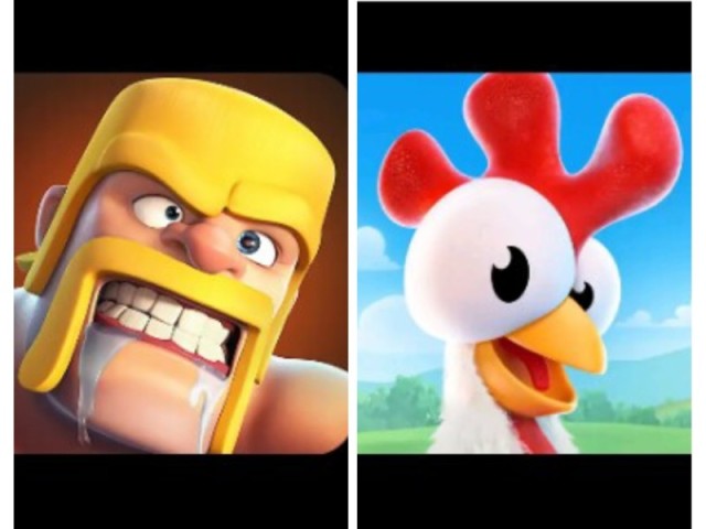 Clash of clans e hay day