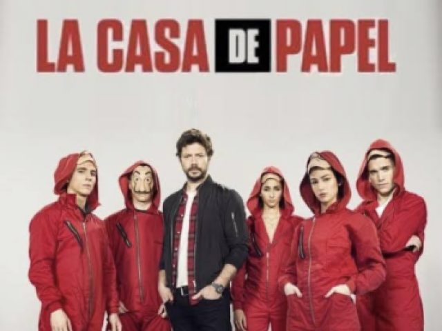 Lá casa de Papel