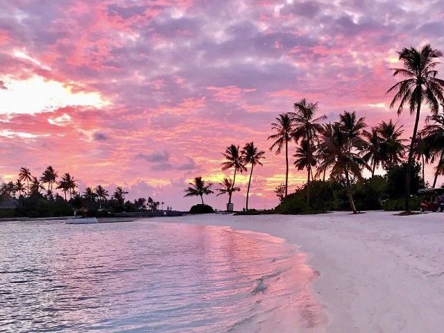 Uma praia paradisíaca