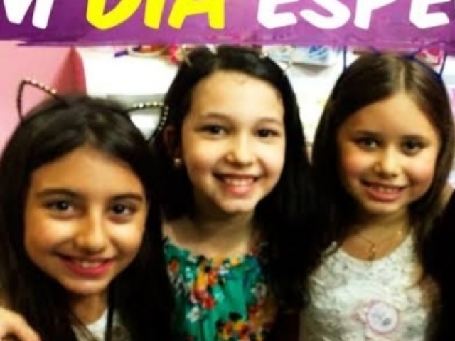 Luísa Vinco, Luluca,e Julia Moraes. Só que mais novas!