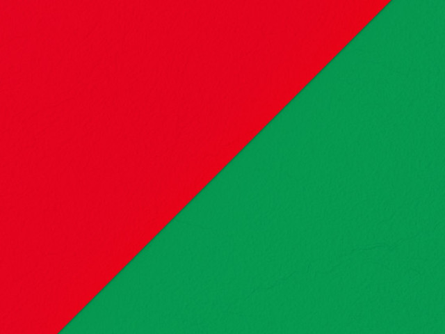 VERMELHO/ VERDE