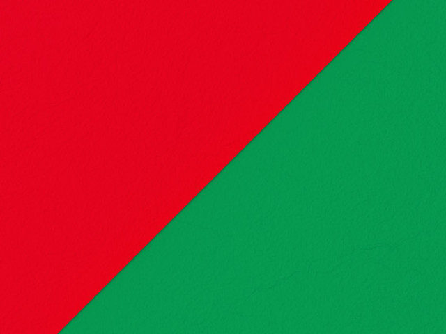 VERMELHO/ VERDE