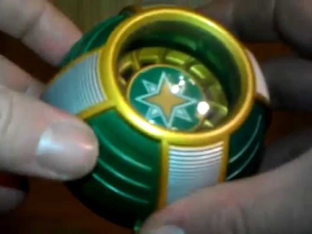 Tempestade Ninja - Ranger Verde - Spin Transform Shuriken Ball