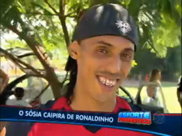 Sósia caipira do ronaldinho