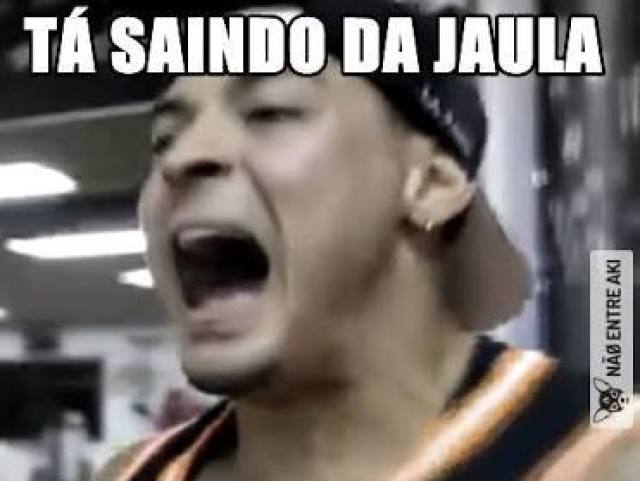 Tá saindo da jaula o monstro