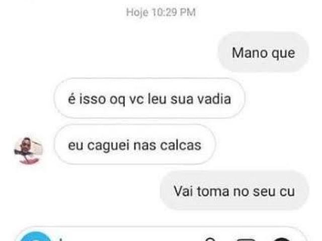 eu caguei nas calcas