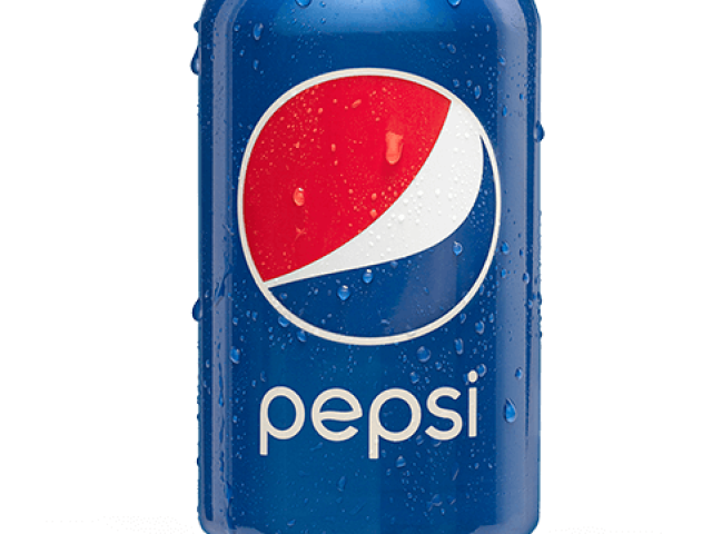 A Pepsi bem gelada e com três pedras de gelo!