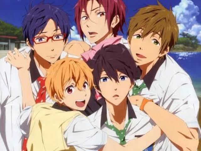 Personagens de Free! x ela mesma