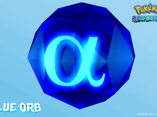 Blue orb