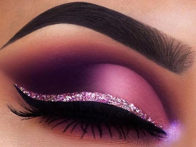 Rosa com glitter🌸