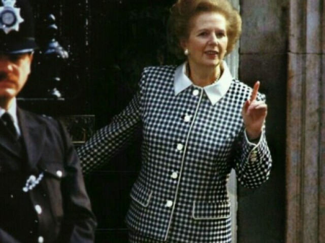 Margareth Thatcher.