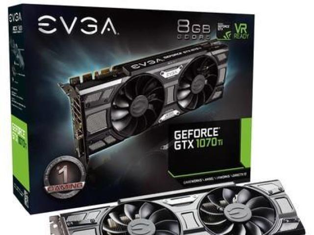 Placa de Vídeo EVGA NVIDIA GeForce GTX 1070 Ti SC Gaming 8GB