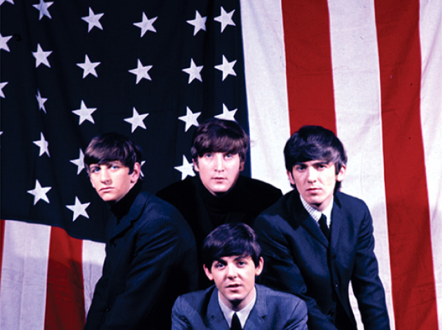 chegada dos beatles na america