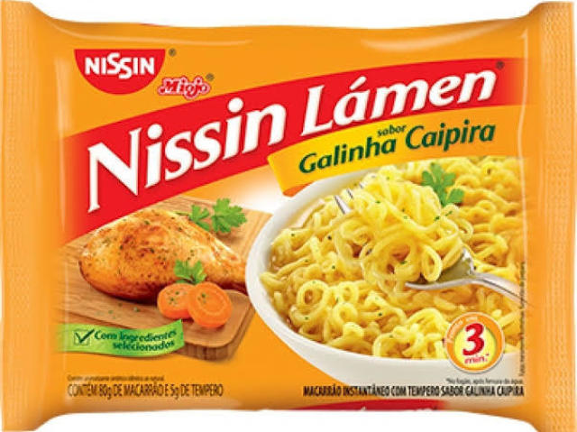 Aquele nissin 3 minutos e feito