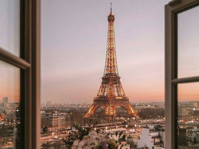 vista para torre Eiffel