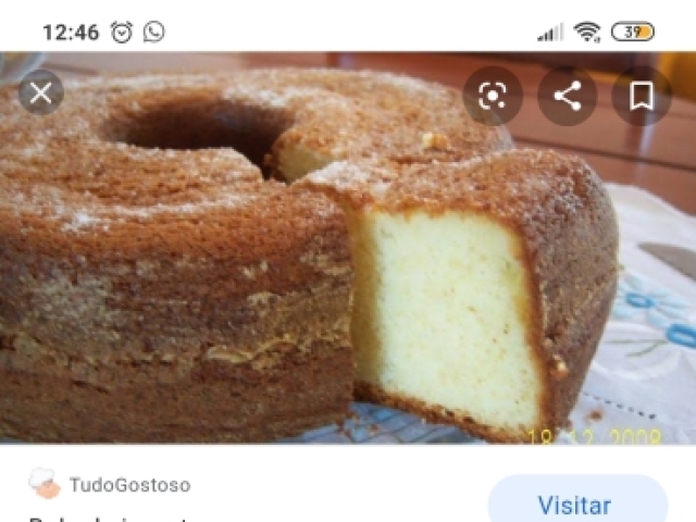 Bolo de iogurte