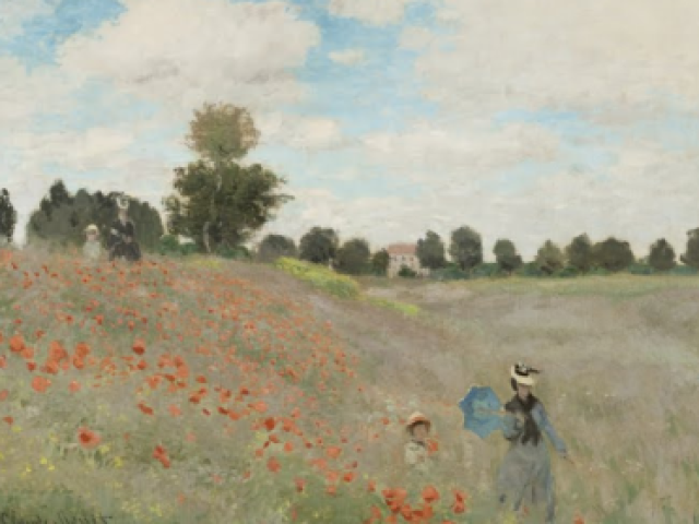 Campo de papoulas - Claude Monet