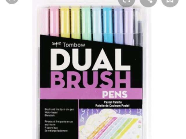 Brush pastel