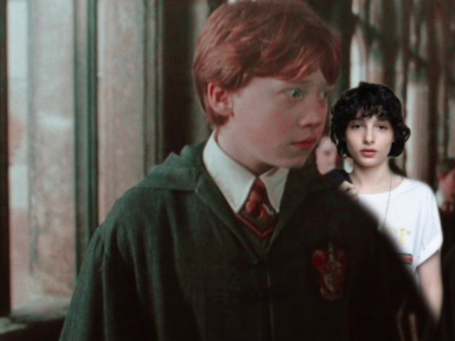 finn wolfhard + rony weasley