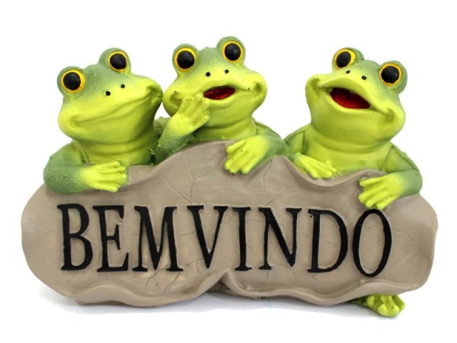 sapo bem vindo