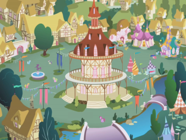 (ja moro em ponyville pelo amor do ponei) ponyville