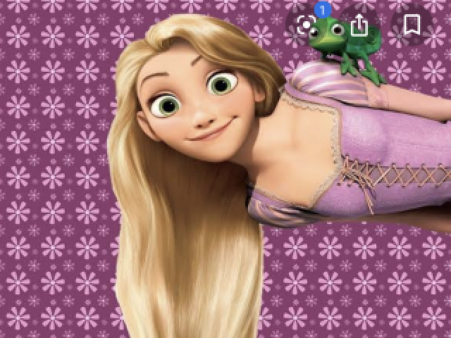 Rapunzel: tem 1001 habilidades, ama decoração, e quando sai de casa parece que nunca viu algo tão empolgante.