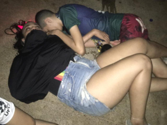 Gabriel e Leticia na Farmafunk