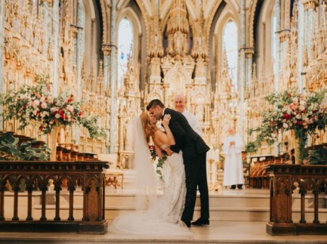 Na igreja!
