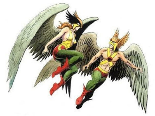 Mulher Gavião & Gavião Negro