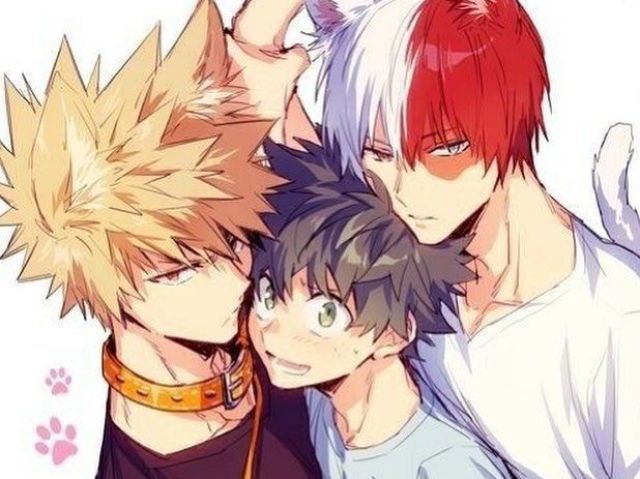 🏆🏆🏆 Você fez seu harém com Bakugou x Deku x Todoroki
