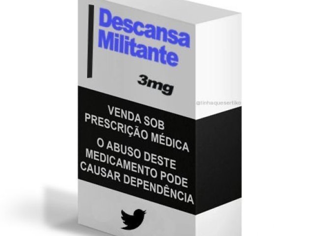 Aparece lá direto pra militar, ama um biscoito e posta lomotif pq tem autoestima né