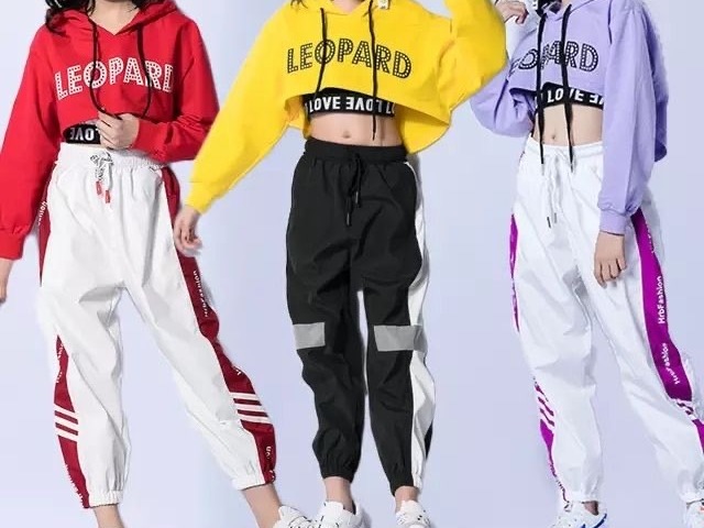 qualquer roupa de hip hop