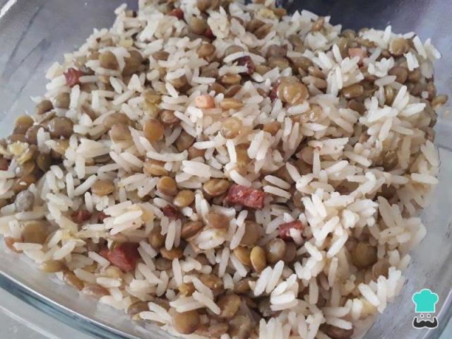 ARROZ COM LENTILHA