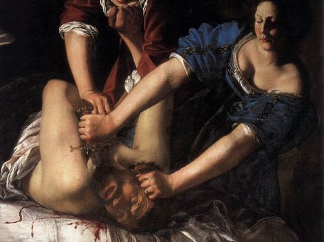 Artemisia Gentileschi, Giuditta che decapita Oloferne, 1612-13